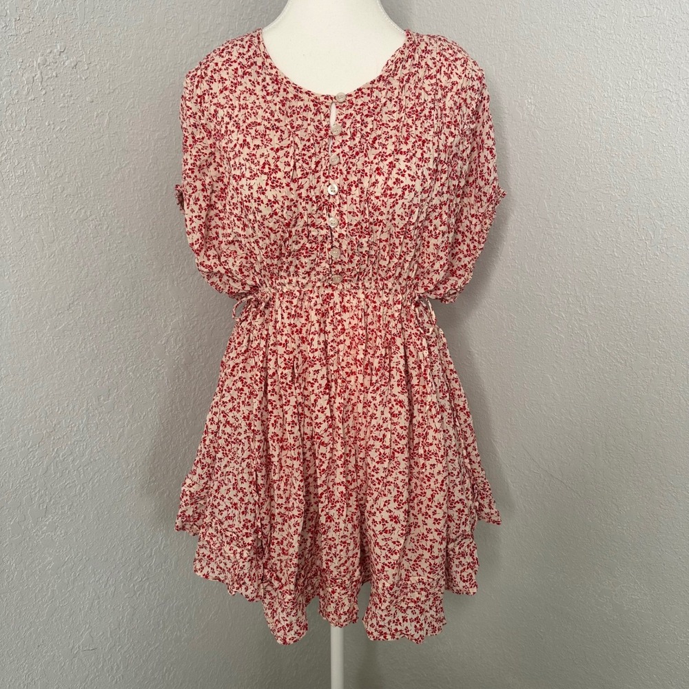 Free People One Fine Day Floral‎ Mini Dress Women's Size XS - Picture 2 of 7